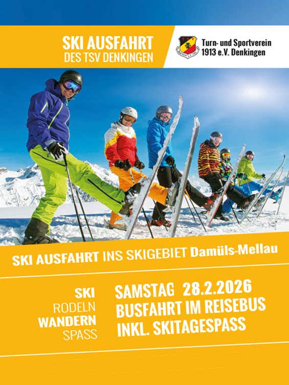 Plakat Skiausfahrt