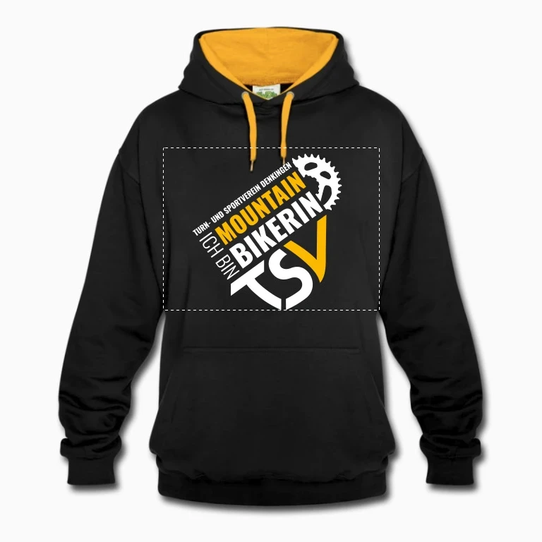 Mountainbikerin Hoodie Unisex
